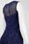 Adrianna Papell - 54465630 Illusion Jewel Sequined Mesh Cocktail Dress Prom Dresses