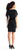 Adrianna Papell - AP1D100542 Sheer Ruffle Cape Little Black Dress Special Occasion Dress