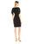 Adrianna Papell - AP1D100542 Sheer Ruffle Cape Little Black Dress Special Occasion Dress
