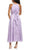 Adrianna Papell AP1D104066 - Floral Print Jacquard Tea-Length Dress Special Occasion Dress