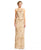 Adrianna Papell AP1E200177 Halter Embellished Long Dress CCSALE 4 / Gold