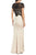 Adrianna Papell - AP1E201377 Floral Lace Sheath Dress Special Occasion Dress