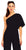 Adrianna Papell - AP1E201788 One Shoulder Asymmetrical Cape Jumpsuit Special Occasion Dress