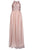 Adrianna Papell - AP1E203111 Bedazzled Halter Chiffon A-line Dress Special Occasion Dress