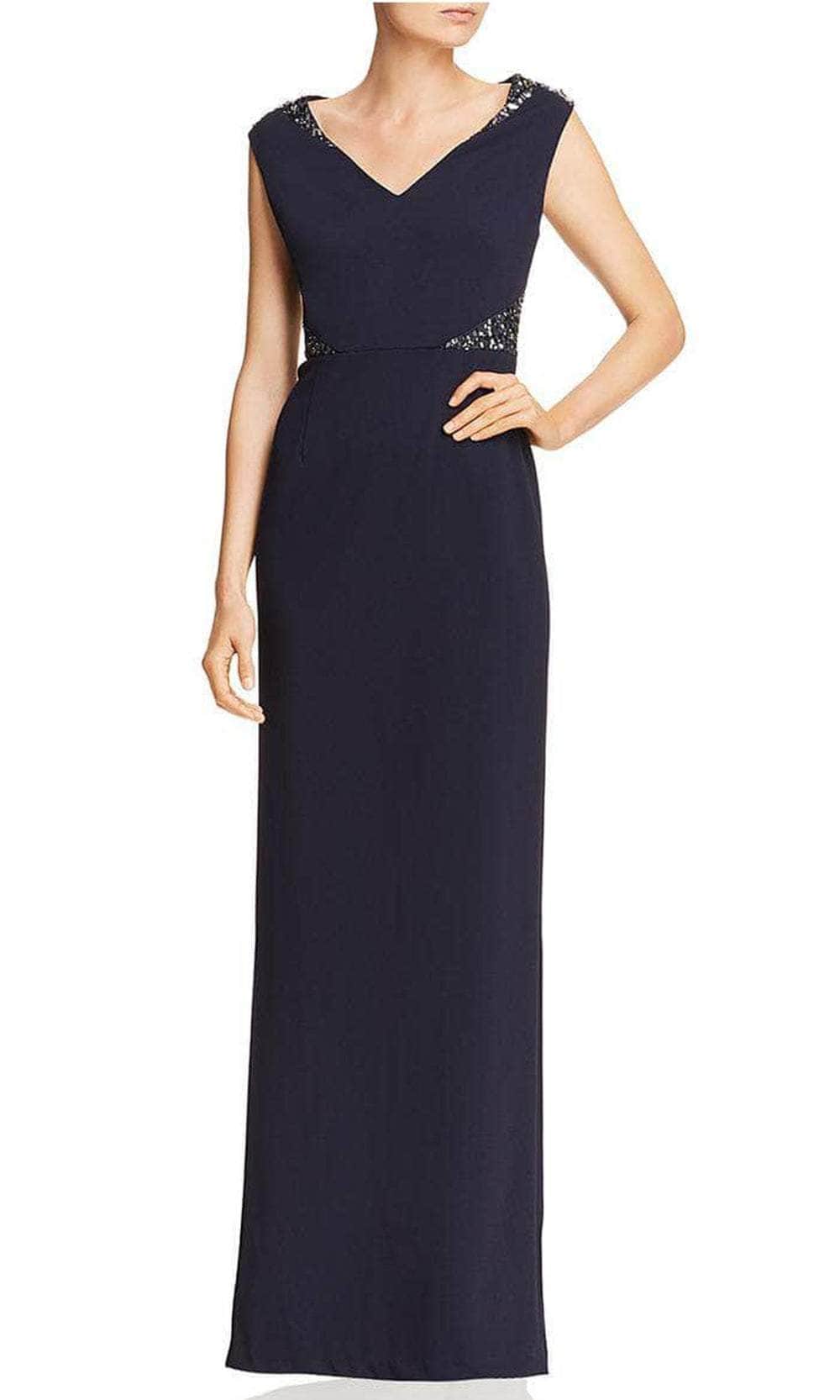 Amazon.com: Adrianna Papell Women's Metallic Knit Covered Gown, STEEL BLUE,  2 : Clothing, Shoes & Jewelry