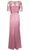 Adrianna Papell - AP1E205141 Embroidered Bateau Satin Sheath Dress Mother of the Bride Dresses