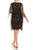 Adrianna Papell AP1E205532 - Fringed Batwing Sleeved Short Dress Special Occasion Dress