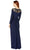 Adrianna Papell - AP1E206953 Embellished Long Sleeve Sheath Dress Evening Dresses