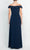 Adrianna Papell AP1E208290 - Draped Off Shoulder Evening Dress Evening Dresses