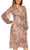 Adrianna Papell AP1E209095 - Faux Wrap Shiny Knee Length Dress Special Occasion Dress