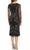 Adrianna Papell AP1E209159 - Long Sleeve Sweetheart Knee Length Dress Cocktail Dresses