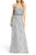 Adrianna Papell - Beaded Blouson Dress 91891180 Special Occasion Dress 0 / Slate