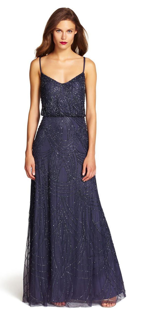 Adrianna Papell - Beaded Blouson Dress 91891180 Couture Candy Adrianna Papell - Beaded Blouson Dress 91891180 Couture Candy