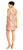 Adrianna Papell - Draped Beaded Multi-Colored Sheath Dress CCSALE 2 / Pink Multi