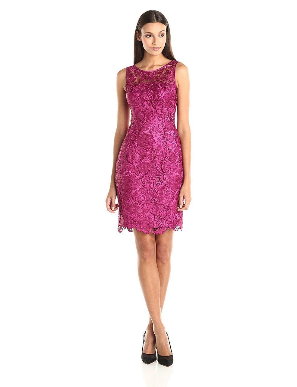 Adrianna Papell - Lace Overlay Dress 41863800 Couture Candy Adrianna Papell - Lace Overlay Dress 41863800 Couture Candy