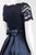 Adrianna Papell - Off-Shoulder Taffeta A-line Gown AP1E201965 - 1 pc Navy In Size 16 Available CCSALE 16 / Navy