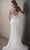 Adrianna Papell Platinum - 31029 Long Cutout Back Mermaid Bridal Gown Wedding Dresses