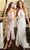 Adrianna Papell Platinum - 40338 Beaded V-Neck Blouson Dress Bridesmaid Dresses