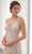 Adrianna Papell Platinum 40391 - Sequined Dress Evening Dresses 0 / Morganite