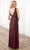 Adrianna Papell Platinum 40391 - V Neck Sequined Dress Evening Dresses