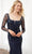 Adrianna Papell Platinum 40396 - Floral Beaded Dress Evening Dresses