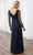 Adrianna Papell Platinum 40399 - Bateau Sheath Gown Mother Of The Bride Dresses