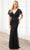 Adrianna Papell Platinum 40401 - Embellished Evening Long Dress Evening Dresses