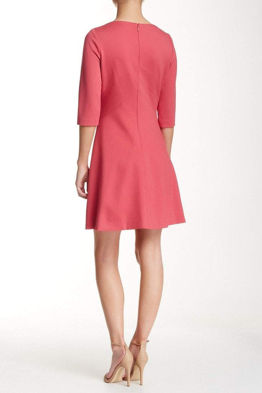 Adrianna Papell - Quarter Length Sleeves Ponte A-Line Dress 15247232 Special Occasion Dress
