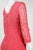 Adrianna Papell - Scalloped Lace Dress 41864782 Special Occasion Dress 10P / French Coral