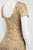 Adrianna Papell - Sequined Mesh Dress 41900220 Special Occasion Dress 6 / Champ Gold