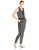 Adrianna Papell Sleeveless Crossover Graphic Jumpsuit 16PD10320 - 1 pc Ivory Black In Size 8 Available CCSALE 8 / Ivory Black