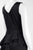 Adrianna Papell - Sleeveless Layered Peplum Gown AP1E202233 - 1 pc Black in Size 10 Available CCSALE 10 / Black