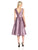 Adrianna Papell - Sleeveless V-Back Tea Length Dress 41899070 Special Occasion Dress 6 / Dusty Rose