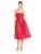 Adrianna Papell - Strapless Tea Length Dress 41912150 Special Occasion Dress 6 / Red