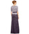 Adrianna Papell - V-Neckline Scalloped Lace Evening Dress AP1E200046 Special Occasion Dress