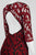 Aidan Mattox - 151A10930 Quarter Sleeve Illusion Contrast Lace Dress Special Occasion Dress