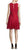 Aidan Mattox - 54473380 Embroidered Mesh Sleeveless Drop Waist Short Dress - 2  Pcs Garnet in sizes 4 and 8 Available CCSALE