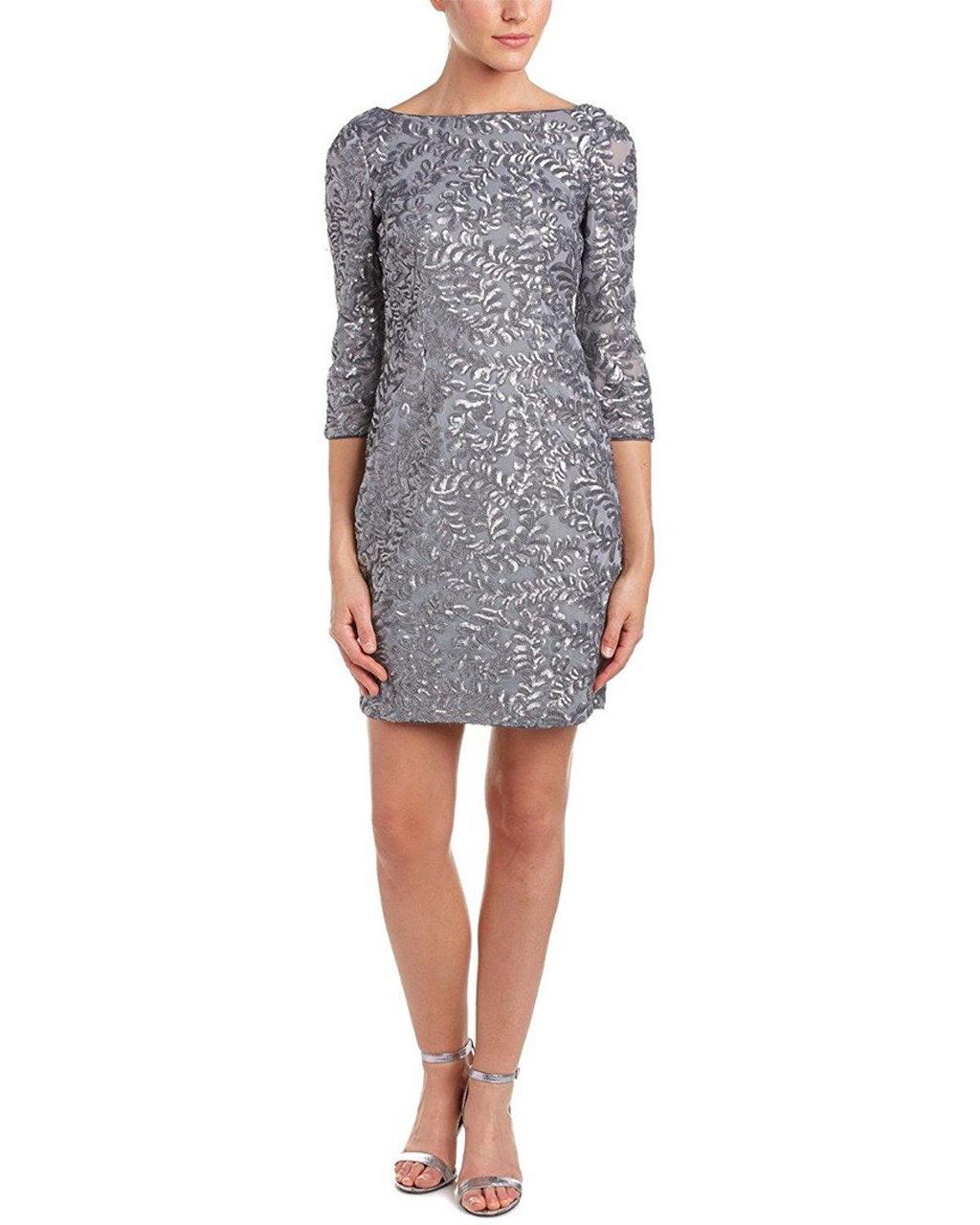 Aidan Mattox Women's Beaded Mock Neck Gown - Sleeveless Embellished Evening Dress