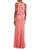 Aidan Mattox - Beaded Halter Neck Dress 54470000 in Sherbert -  1 Pc Sherbert in Size 14 Available CCSALE