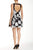 Aidan Mattox - Floral V-Neck Dress 151A99140 Special Occasion Dress