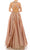 Aidan Mattox - MD1E200589 Beaded Halter Taffeta Dress Prom Dresses