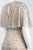 Aidan Mattox - MD1E201195 Short Flutter Sleeve Adorned Capelet Gown Special Occasion Dress
