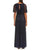 Aidan Mattox - MD1E201195 Short Flutter Sleeve Adorned Capelet Gown Special Occasion Dress