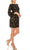 Aidan Mattox - MD1E201378 Bateau Sheath Short Dress Cocktail Dresses