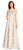 Aidan Mattox - MD1E201398 Embellished Sweetheart Jacquard A-line Dress Special Occasion Dress 00 / Light Gold