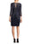 Aidan Mattox - MD1E201969 Embellished Quarter Length Sleeve Dress Special Occasion Dress
