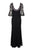 Aidan Mattox - MD1E202735 Floral Lace Bateau Trumpet Dress Special Occasion Dress