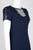 Aidan Mattox - MD1E203782 Embroidered Jewel Neck Crepe Trumpet Dress Evening Dresses