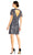 Aidan Mattox - MD1E204348 Embellished Mesh Cutout Back Cocktail Dress Cocktail Dresses