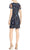 Aidan Mattox - MD1E204369 Short Sleeve Embellished Short Dress Graduation Dresses